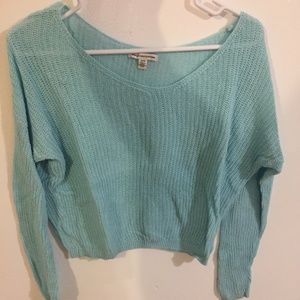 American Eagle Light Blue Sweater